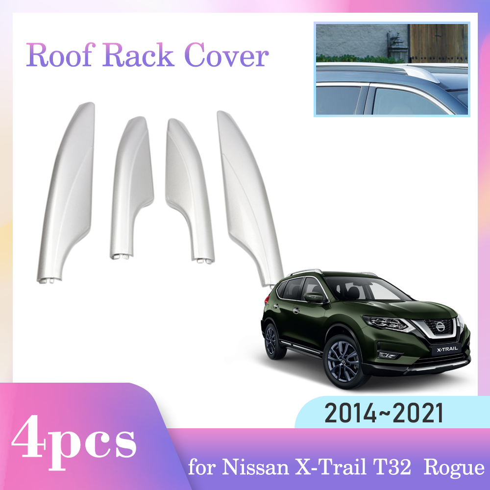 Plyo Box Set - 日産x-trail t32 rogue、ラゲッジバーキャップ、トリムレールエンドシェル、プラスチックアクセサリー用カールーフラックカバー、2014-2021、2015、2016、2017
