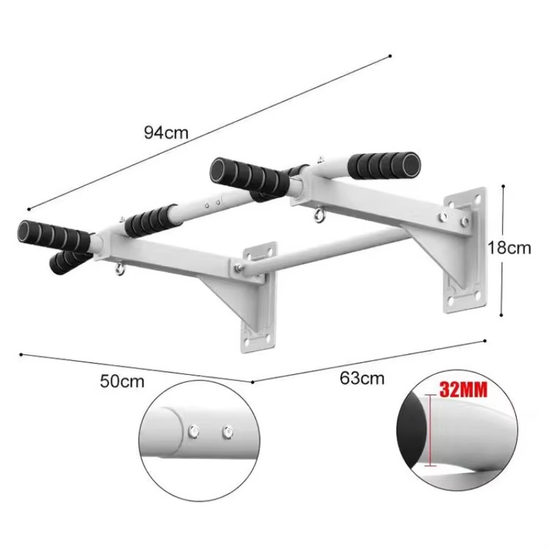 Home Gym Upper Body Workout - 上半身トレーニングパワータワーセット ドアウェイディップステーション プルアップバー チンニングステーション 壁掛け式プルアップバー ホームジム用