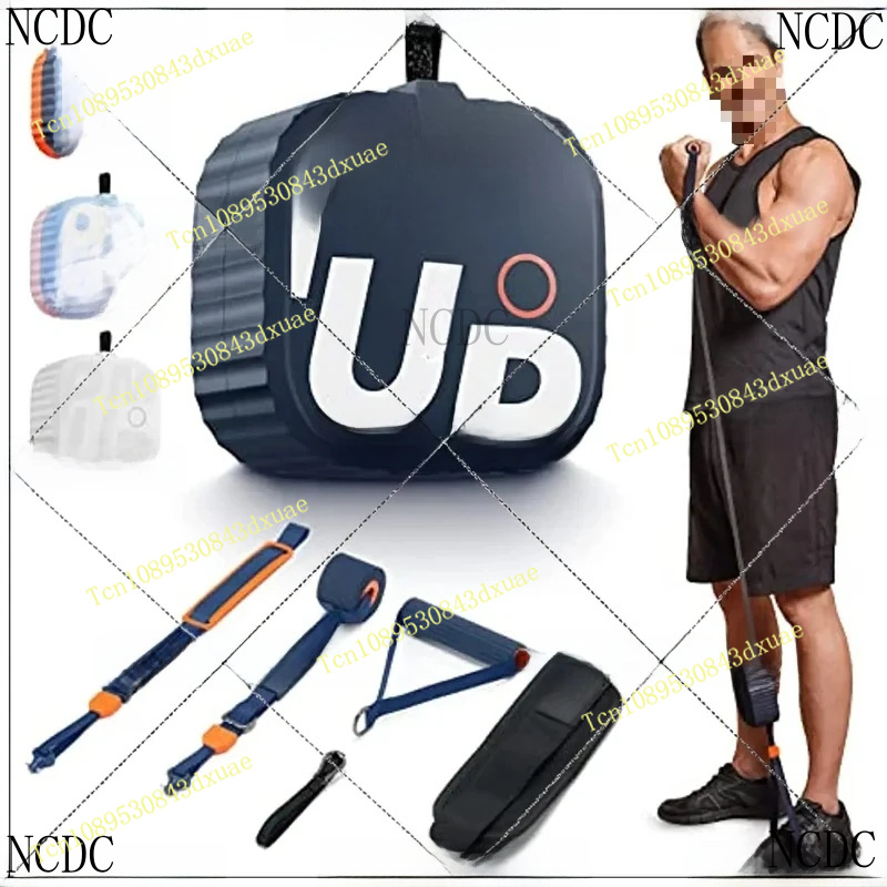 Home Gym Weight Machine - ホームフィットネス機器 4.4-44ポンド調整可能抵抗バンド ポータブルポケットジムシステム UNITREE PUMP アプリ対応