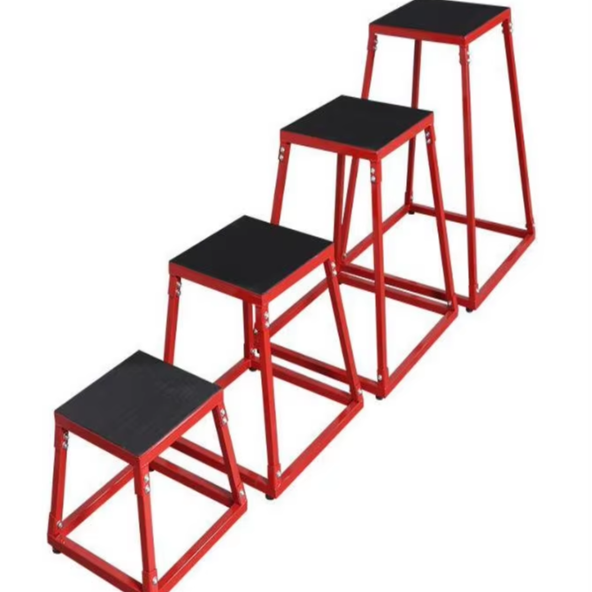 Plyo Box Set - ジムフィットネス機器 スチール製ジャンプエクササイズセット ボックスジャンプ プライオボックス