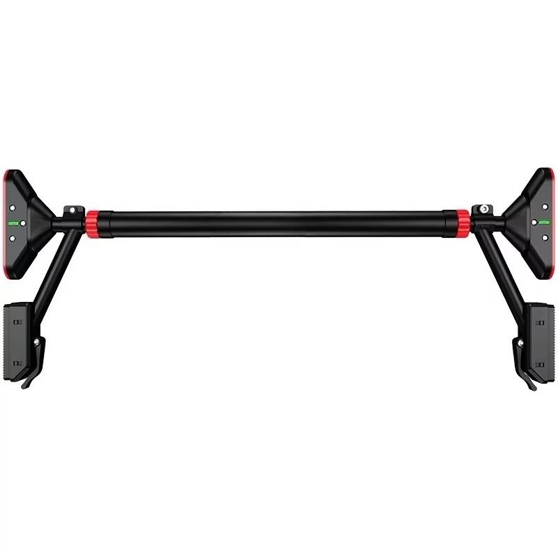 Home Gym Installation - ホームジム用ドアフレーム懸垂バー、安全サポート付き、高さ調節可能、自宅での運動に最適、設置が簡単