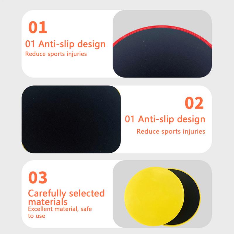 Gliding Disc Slider - フィットネスコアスライダーピラティスエクササイズグライディングディスクスライダー全身トレーニングアクセサリーコアトレーニングのための腹部トレーニング