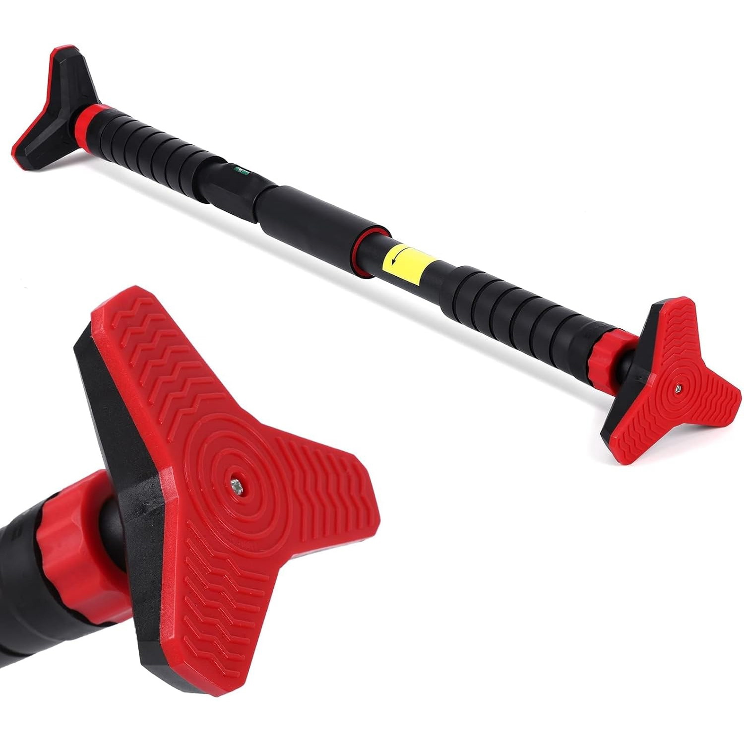 Home Gym Upper Body Workout - 懸垂バー、ドア枠用チンニングバー（レベルメーターと自動ロック付き）、調整可能な懸垂バー（ホームジムでの筋力トレーニングと上半身トレーニング用）、ネジ不要、最大耐荷重400ポンド