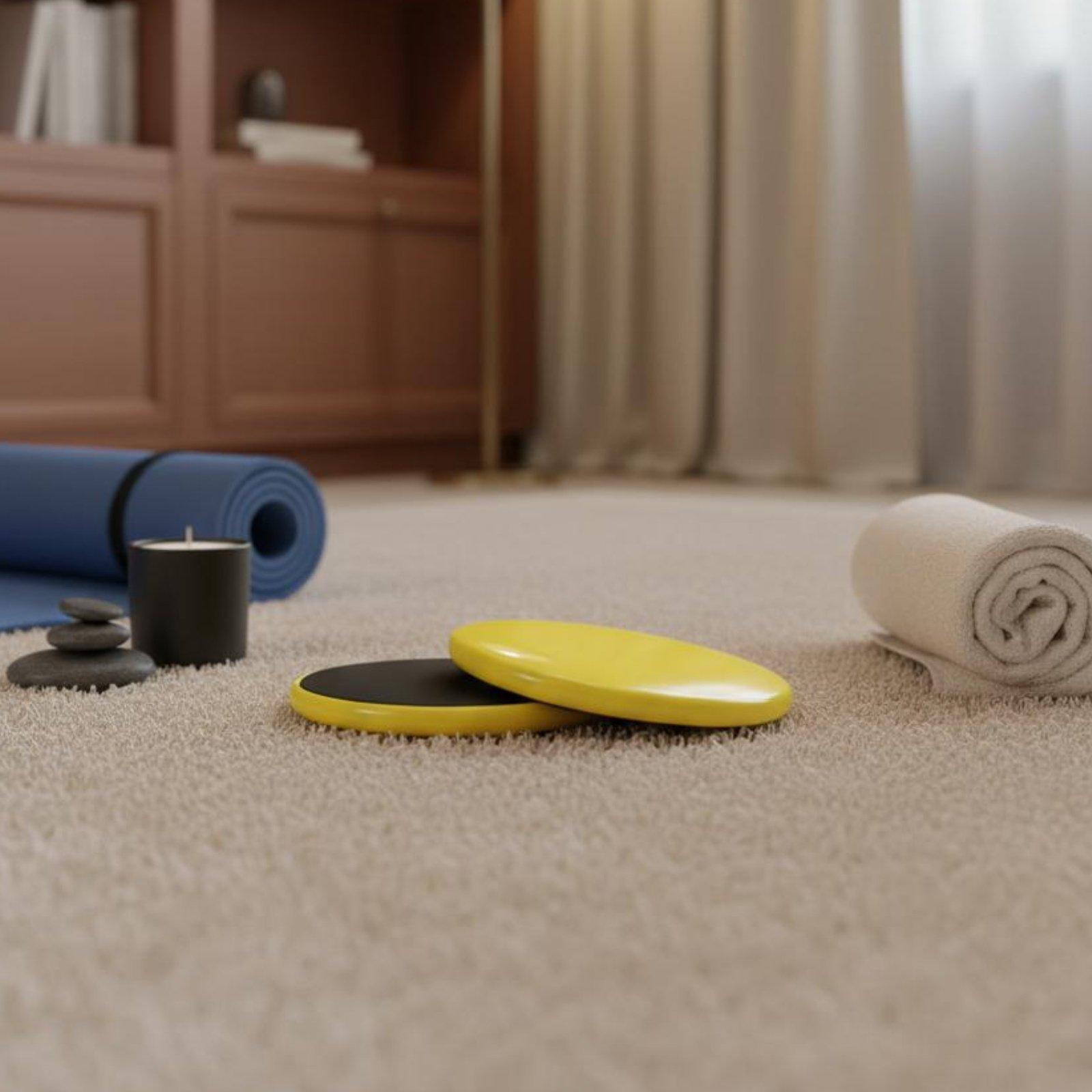 EVAフォーム製ピラティス用グライドディスク。耐久性に優れた - Gliding Disc Slider のレビューと価格
