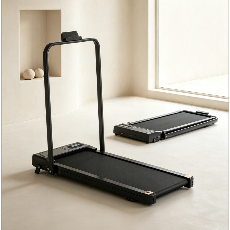 コンパクトな電動トレッドミル、静音で衝撃吸収性があり、自宅や - Home Gym Yes Or No のレビューと価格