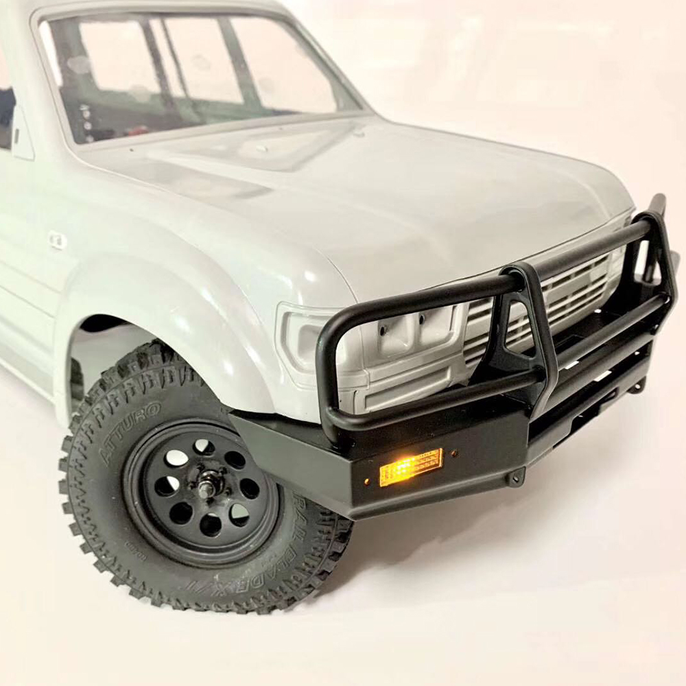 1/10 rcクローラー用の超リアルな金属製フロントバンパー - Weight Plate Bumper のレビューと価格
