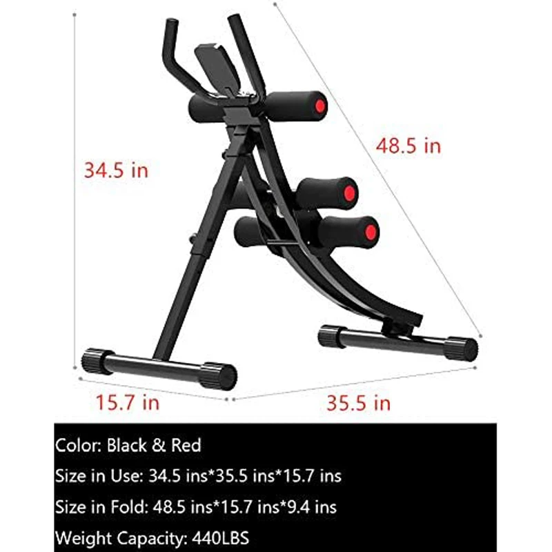 コア＆腹部トレーナー ABワークアウトマシン ホームジム 筋 - Home Gym Workout Equipment のレビューと価格