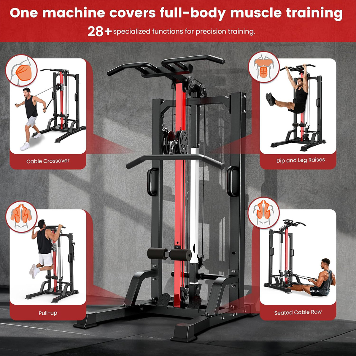 Poobooホームジムマシン - ハイ/ロープーリーシステム - Home Gym System のレビューと価格