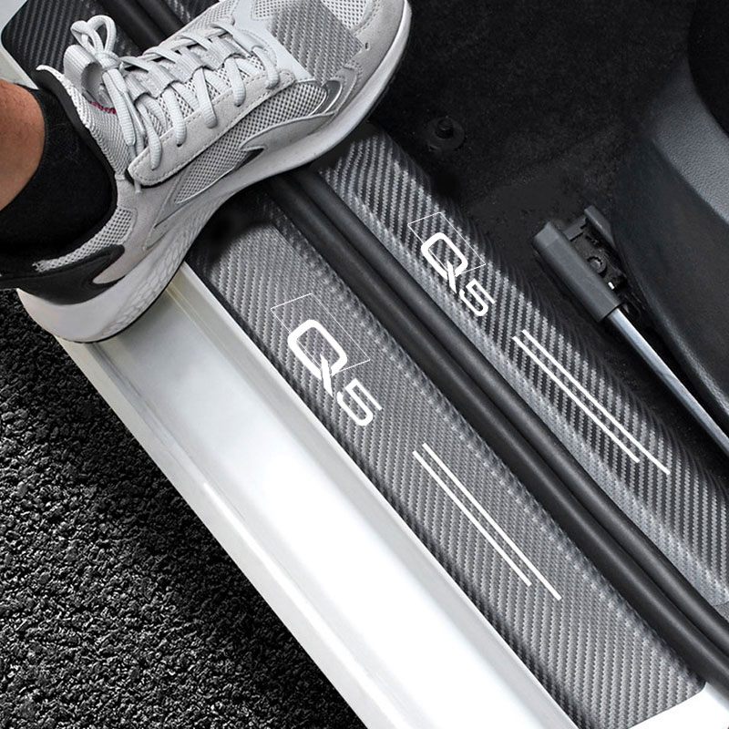 アウディQ5車用防水カーボンファイバーしきい値保護フィルム, - Weight Plate Bumper のレビューと価格