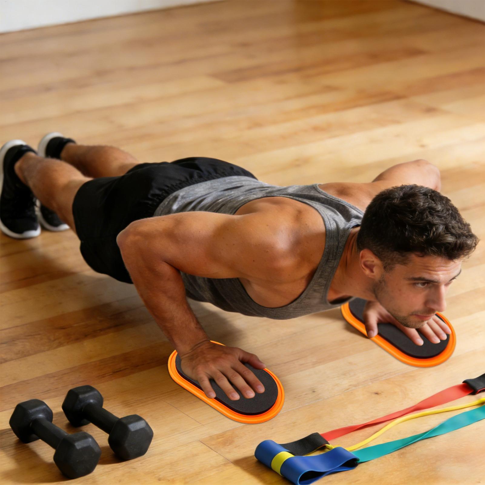 ワークアウトスライダーディスク楕円形フィットネススライディン - Home Gym Workout Equipment のレビューと価格