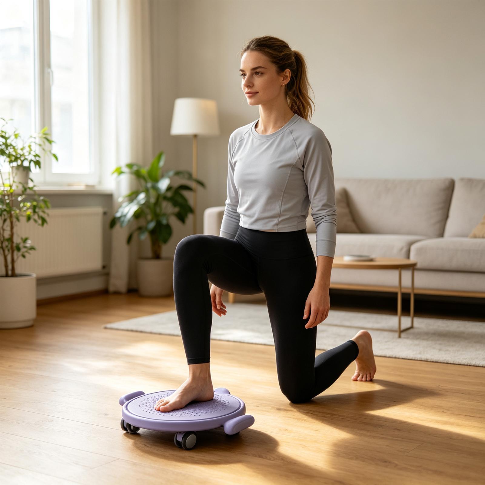 体幹トレーニング用の静音スライディングディスク、低騒音の車輪 - Gliding Disc Slider のレビューと価格