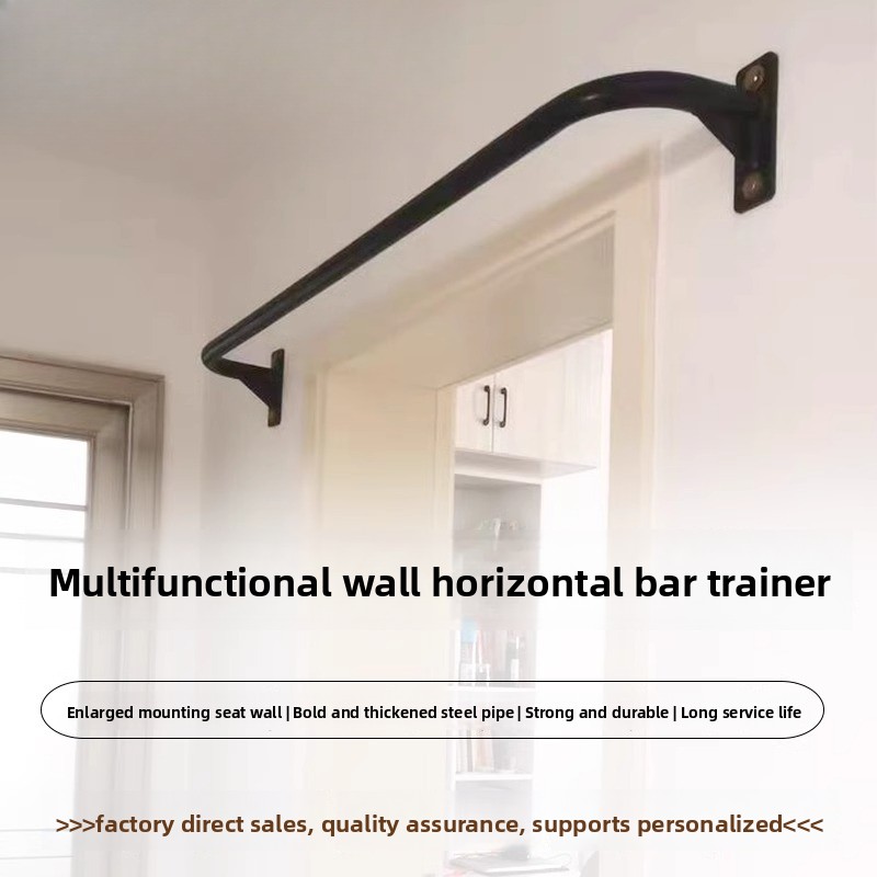 壁掛け＆ドア掛け式プルアップバー、穴あけ固定式水平バー、室内 - Home Gym Upper Body Workout のレビューと価格