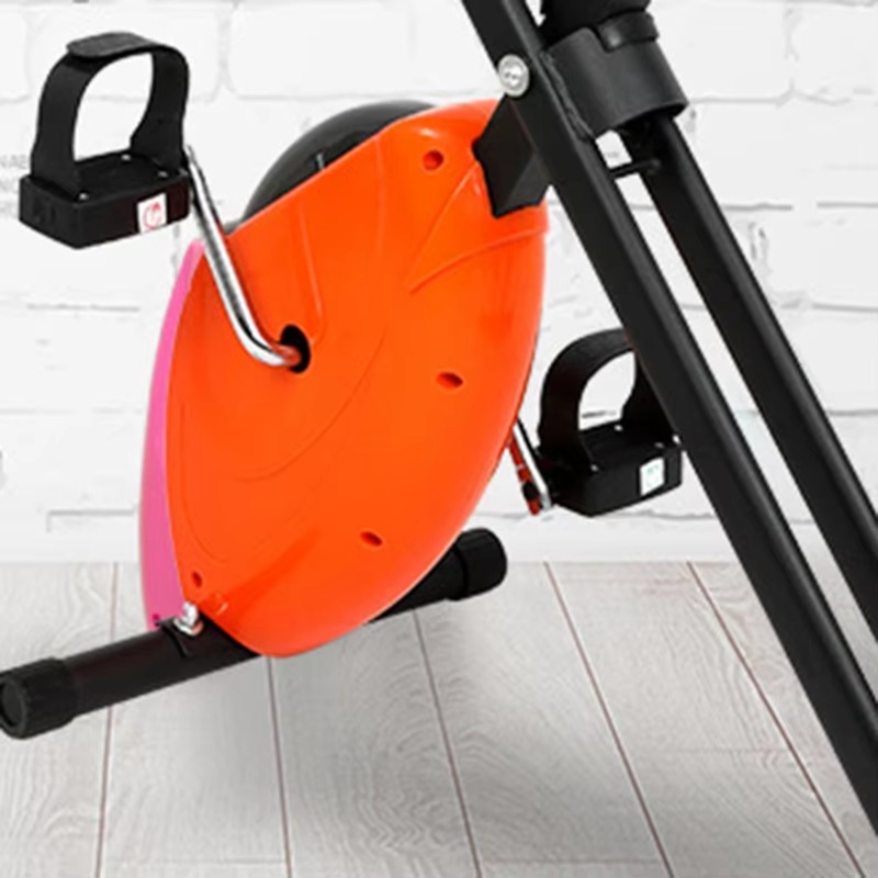 家庭用折りたたみ式ステーショナリーバイク、ベルト駆動式室内エ - Home Gym Workout Equipment のレビューと価格