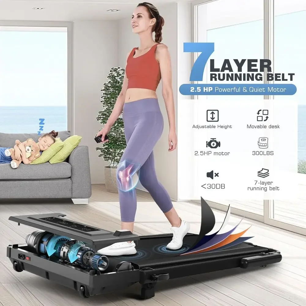 15%傾斜のデスク下トレッドミル、3.5HPモーター搭載、3 - Home Gym Yes Or No のレビューと価格