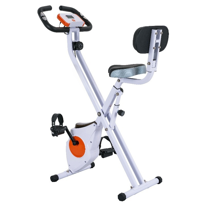 スマート折りたたみ式エクササイズバイク、8段階抵抗＆スチール - Home Gym Bike のレビューと価格