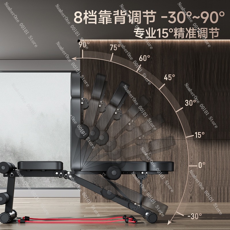 ダンベルフィットネスチェア、多機能折りたたみ式ワークアウトベ - Home Gym Workout Equipment のレビューと価格