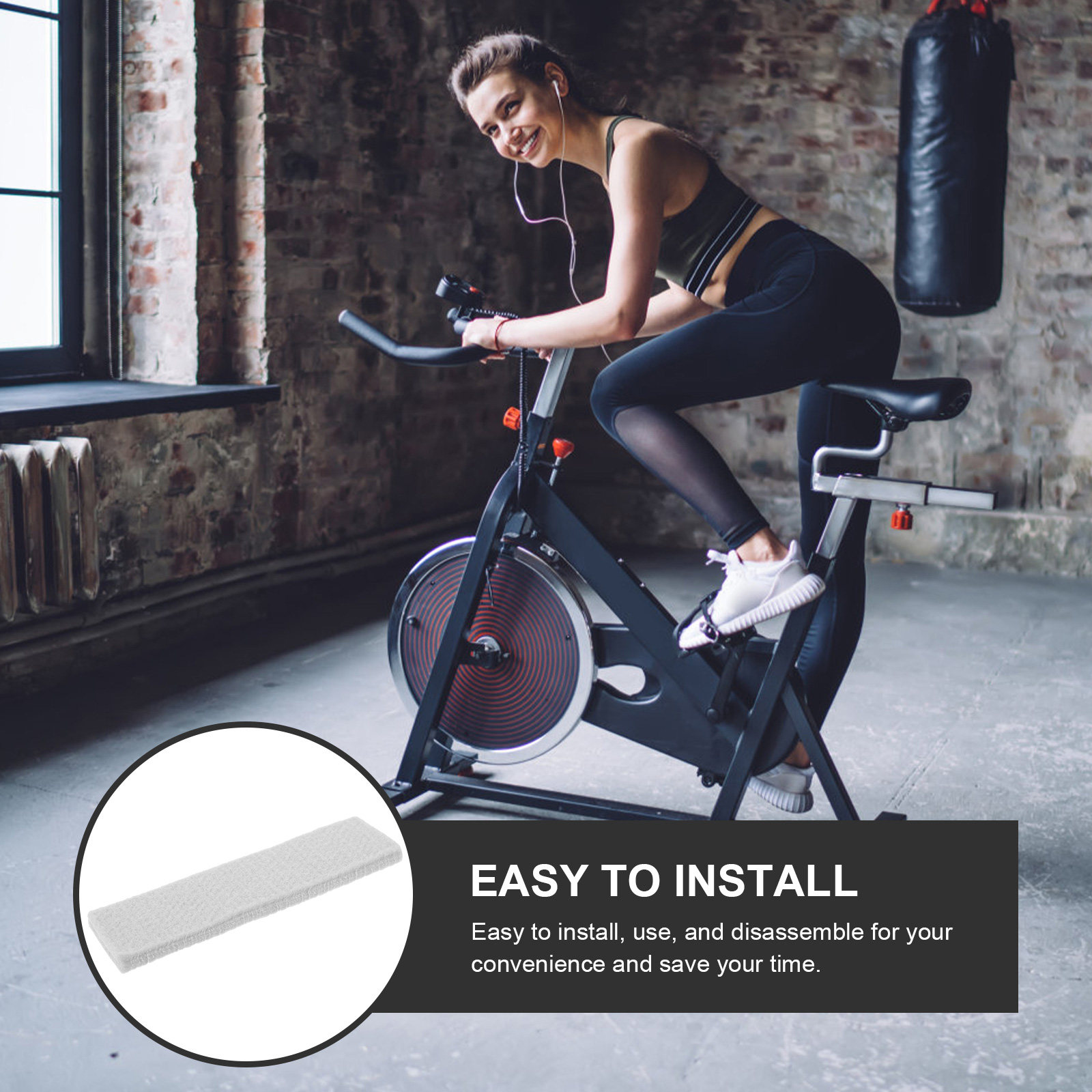 エクササイズバイク用フェルトブレーキパッド 10個入り。耐久 - Home Gym Installation のレビューと価格