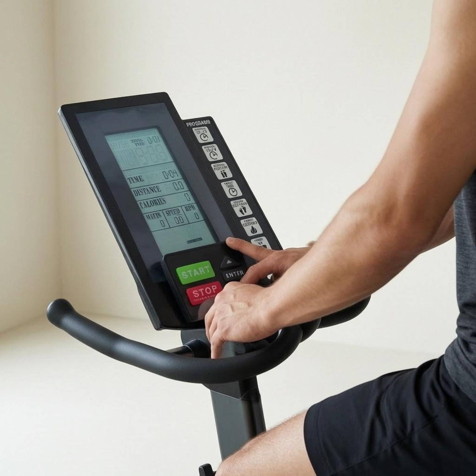 エクササイズバイクのディスプレイパネル LCDスクリーン ス - Home Gym Bike のレビューと価格