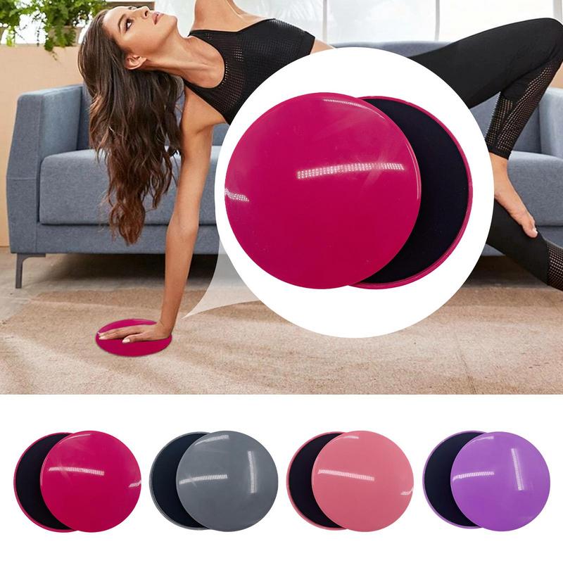 2 両面フィットネスピラティスグライディングディスクコアスラ - Gliding Disc Slider のレビューと価格
