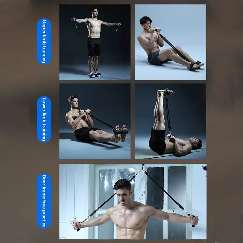 ペダルテンションローププラーエクササイズ自宅で多機能フィット - Home Gym Weight Machine のレビューと価格