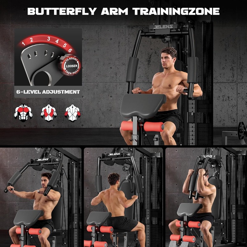 JELENS ホームジム、多機能H11ホームジム機器、150 - Home Gym Workout Equipment のレビューと価格