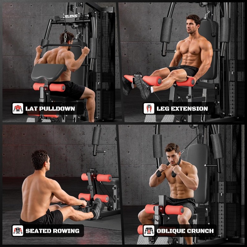 JELENS ホームジム、多機能H11ホームジム機器、150 - Home Gym Workout Equipment のレビューと価格