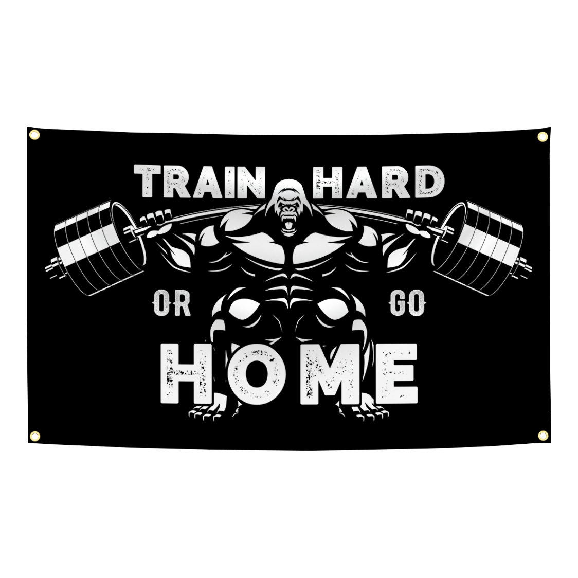 90x150cmのジム用モチベーションバナー。トレーニングを - Home Gym Yes Or No のレビューと価格