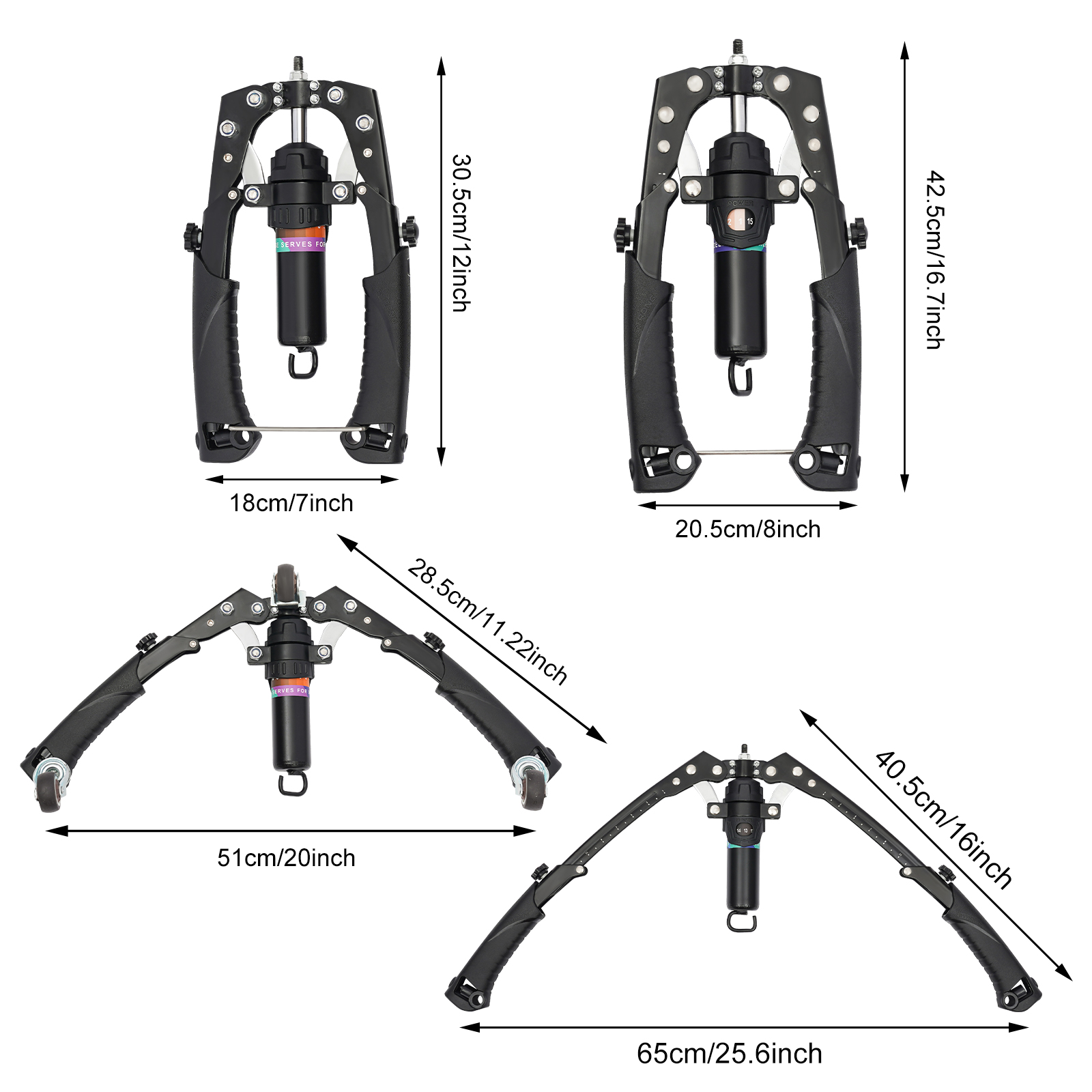 ブラック/レッド油圧パワーツイスター、ストレッチ器具、調節可 - Home Gym Upper Body Workout のレビューと価格