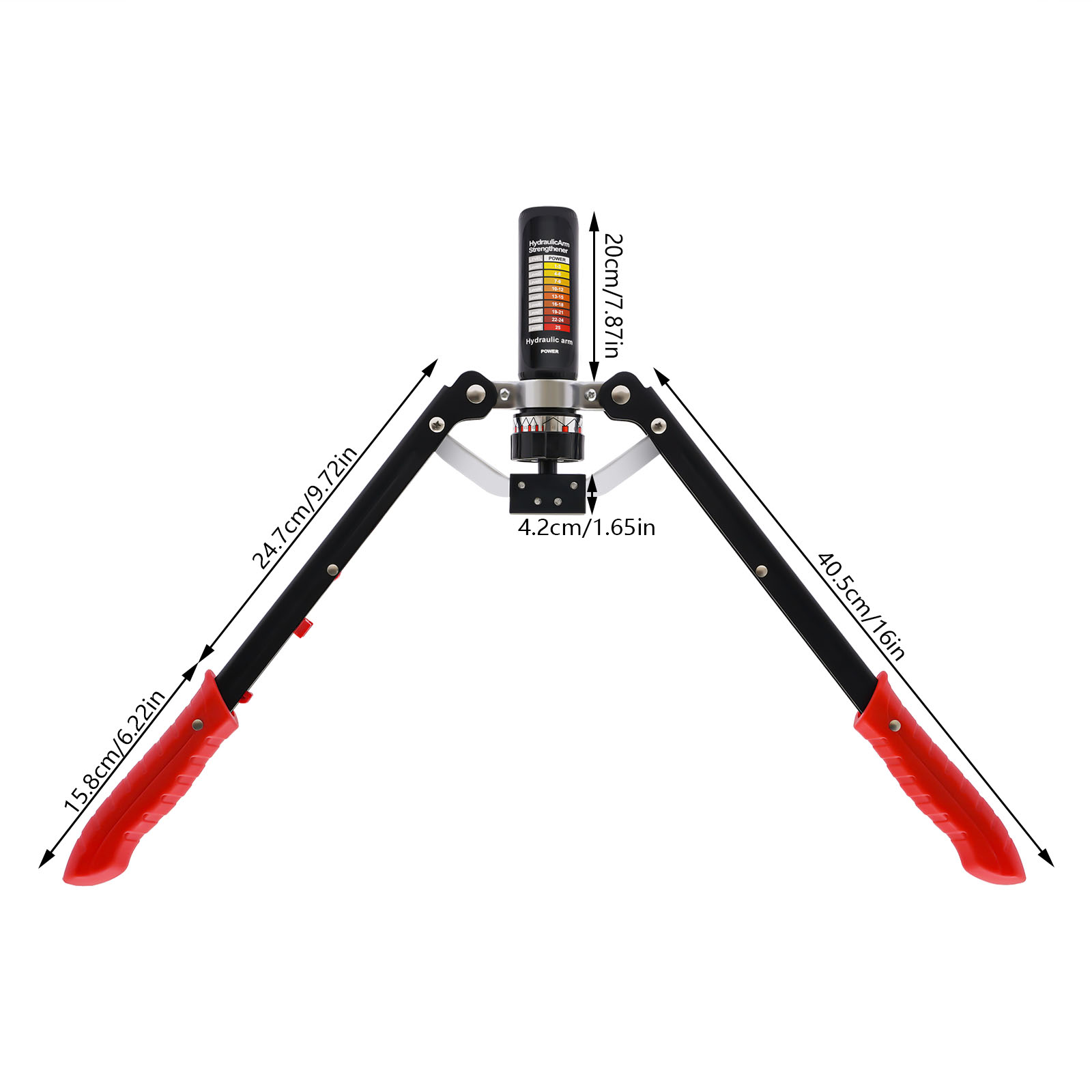ブラック/レッド油圧パワーツイスター、ストレッチ器具、調節可 - Home Gym Upper Body Workout のレビューと価格