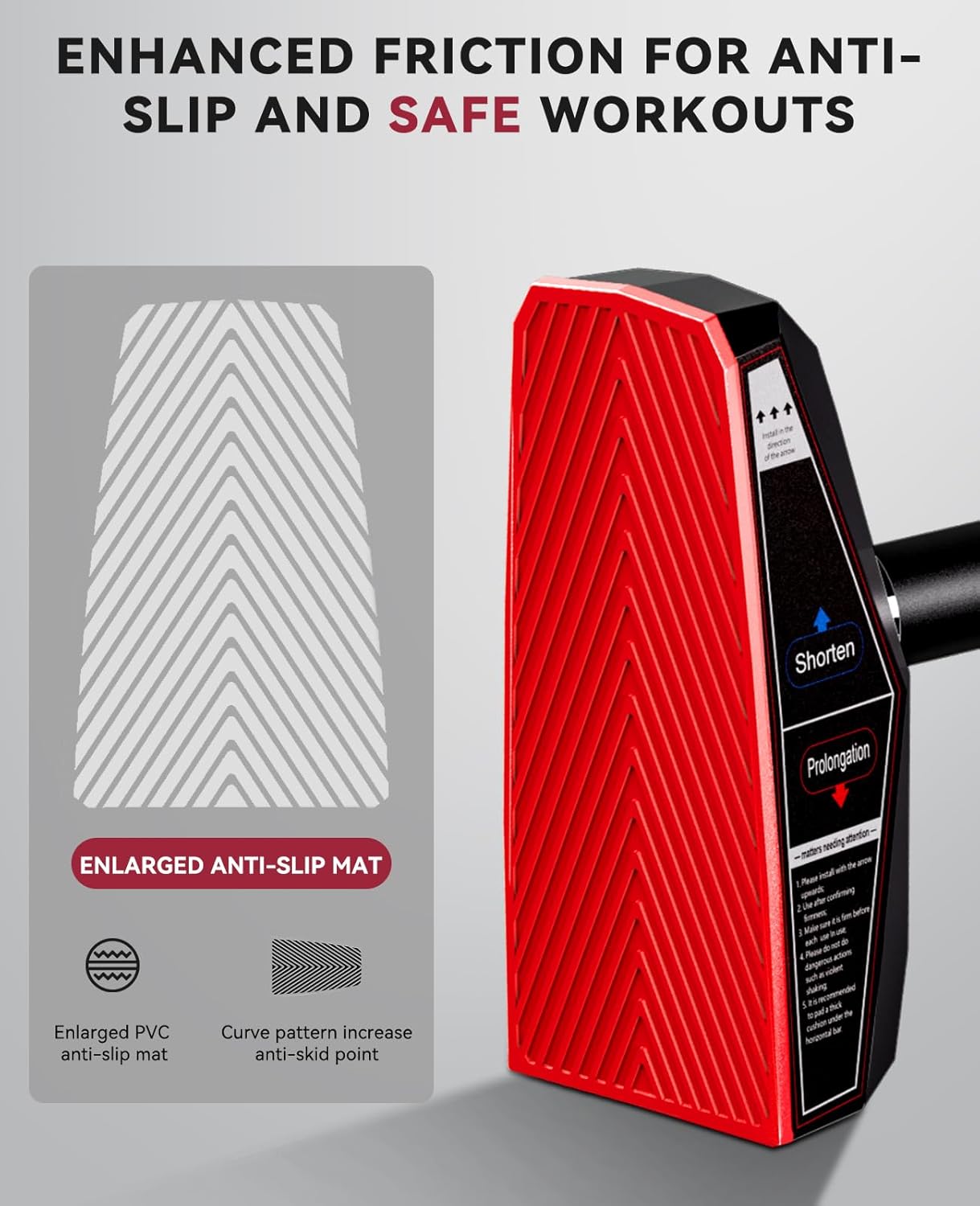 幅調整可能なホームジム用水平懸垂バー、滑り止め加工のドア枠ト - Home Gym Upper Body Workout のレビューと価格