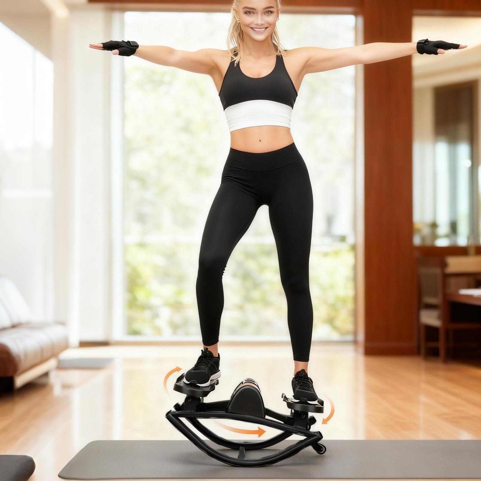 ロックステッパー運動器具 ポータブル 静音 ラテラルステッパ - Home Gym System のレビューと価格