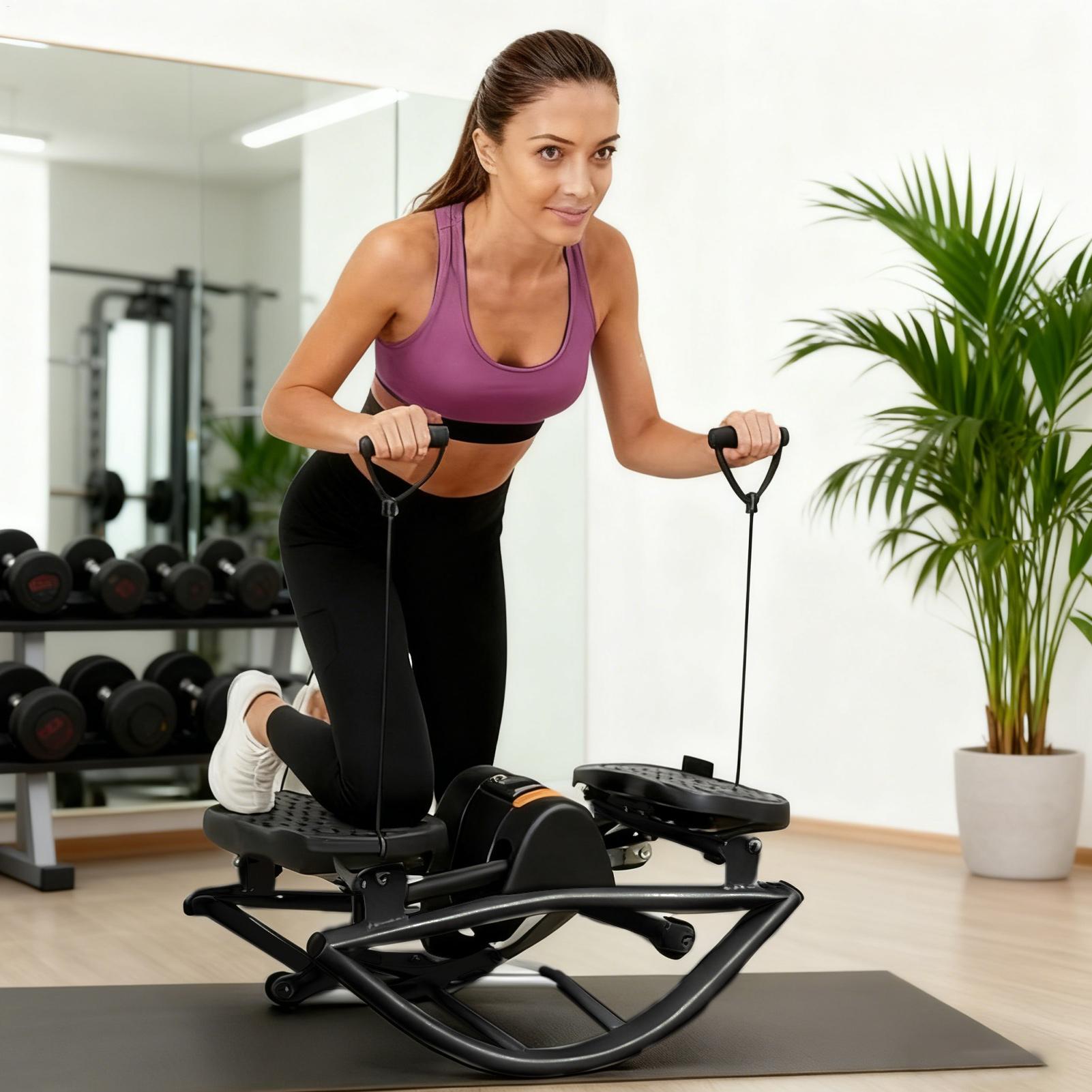 ロックステッパー運動器具 ポータブル 静音 ラテラルステッパ - Home Gym System のレビューと価格