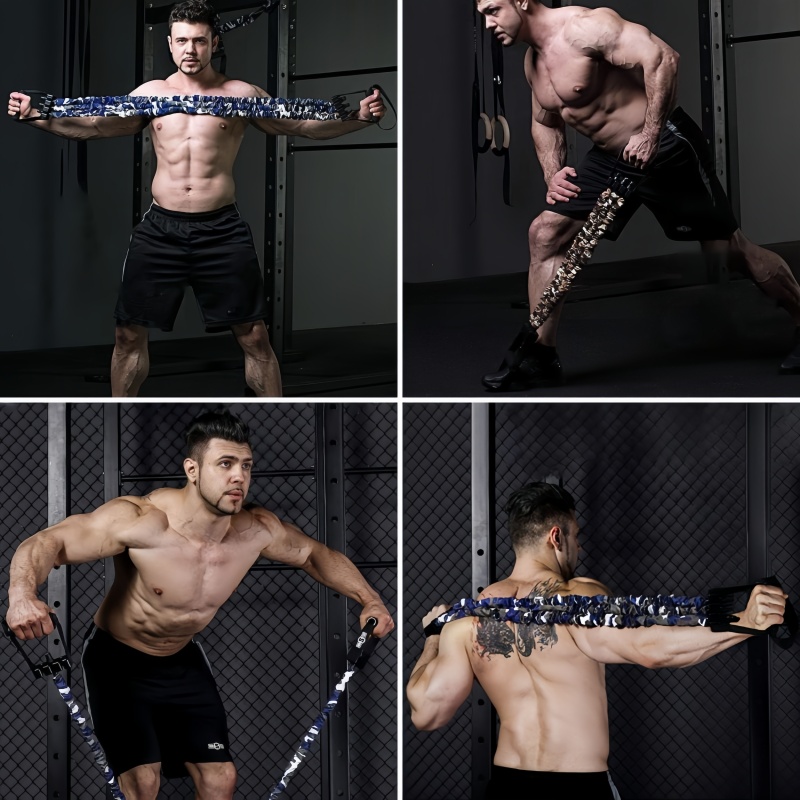 チェストエキスパンダー抵抗バンド弾性プルロープ筋力トレーナー - Home Gym Weight Machine のレビューと価格