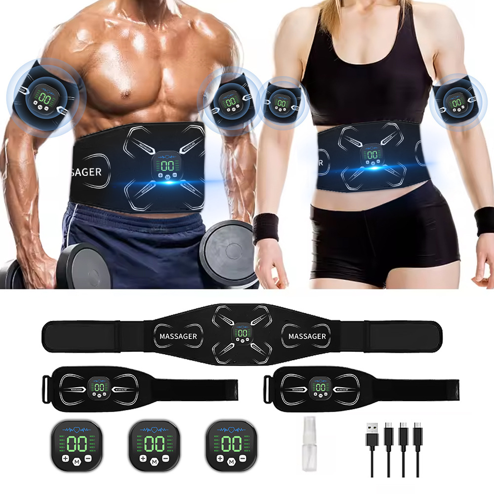 EMS 筋肉刺激装置腹部トレーナー腹筋トナー腕腹脚エクササイ - Home Gym Weight Machine のレビューと価格