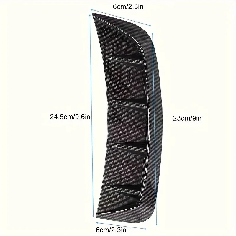 2 個ブラックカーボンファイバーフロントバンパーサイドウィン - Weight Plate Bumper のレビューと価格